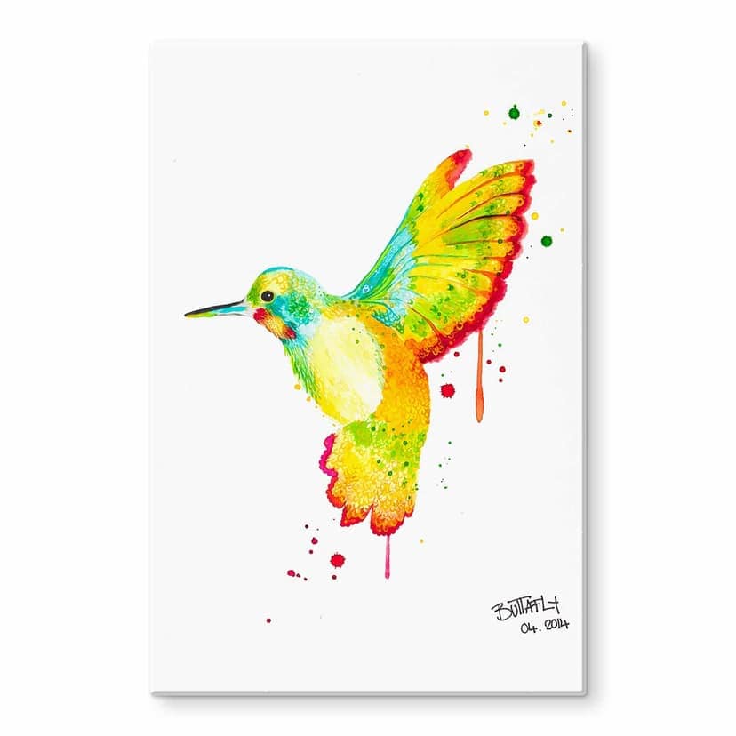 Stampa su vetro - Buttafly - colibrì