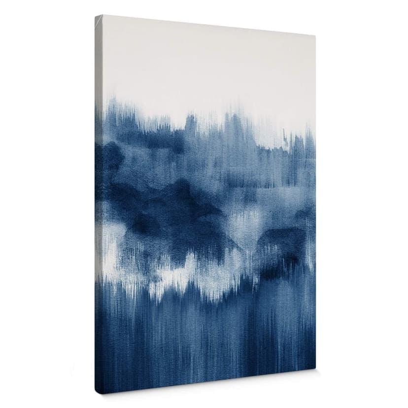 Stampa su tela Nouveauprints - Pennellate blu