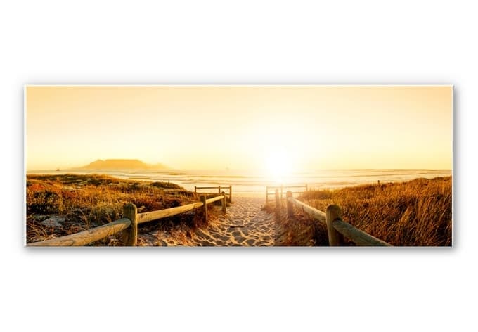 Stampa su Forex - Tramonto sulla spiaggia - panoramica