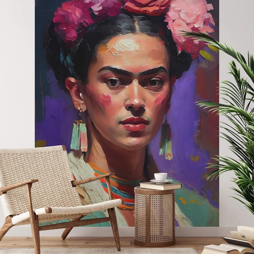 Fotomurale Treechild - Portrait of Frida Kahlo