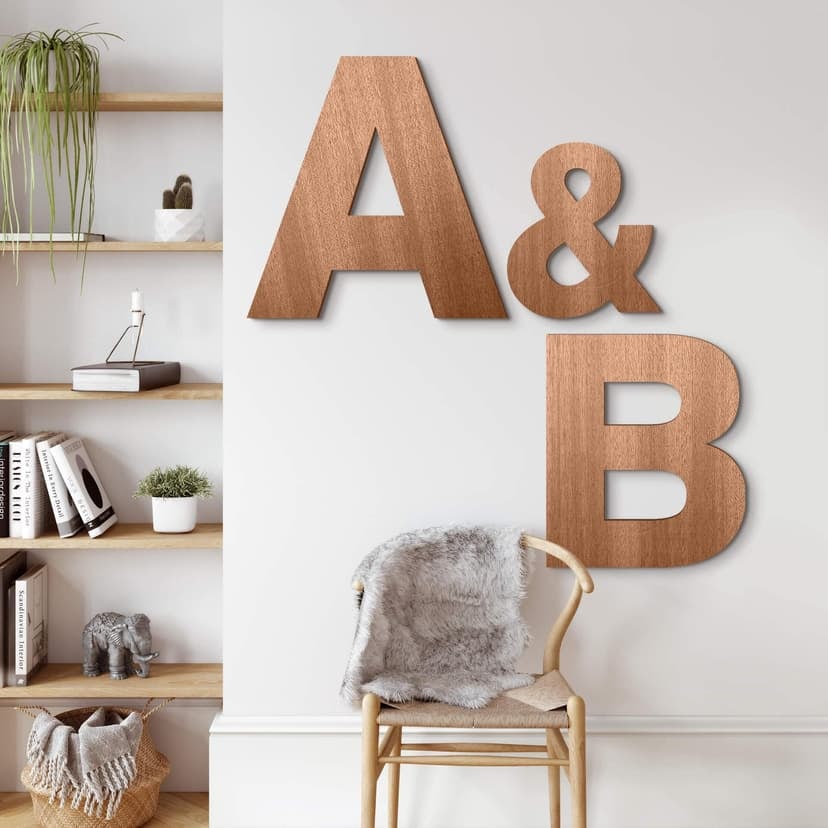 Lettere di legno mogano - Swiss