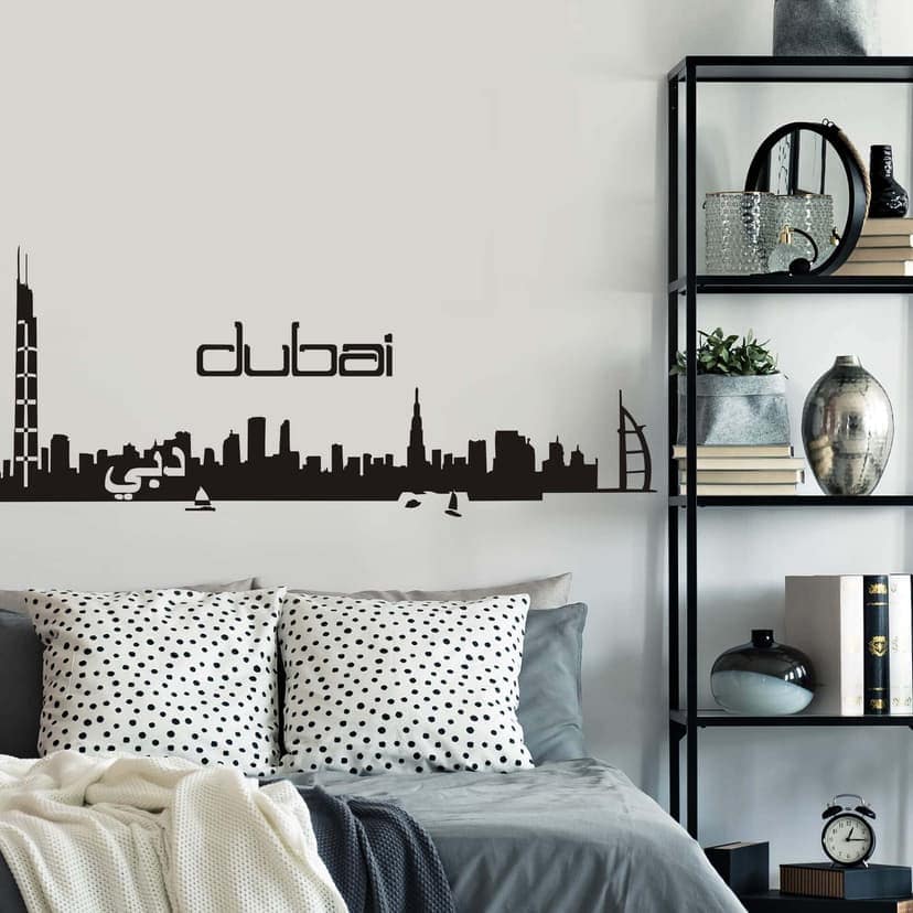 Adesivo murale - Profilo di Dubai