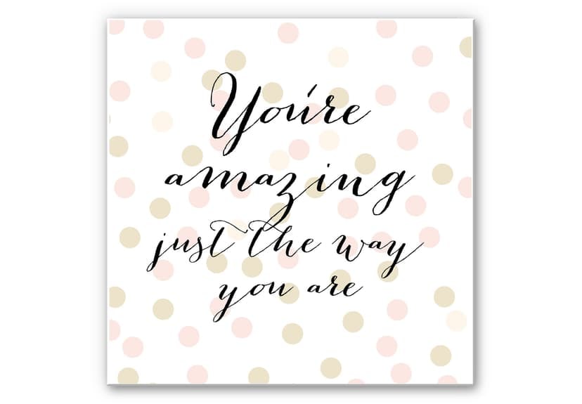 Stampa su Forex Confetti & Cream - You are amazing