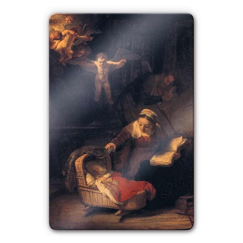 Rembrandt - Sacra Famiglia con angelo