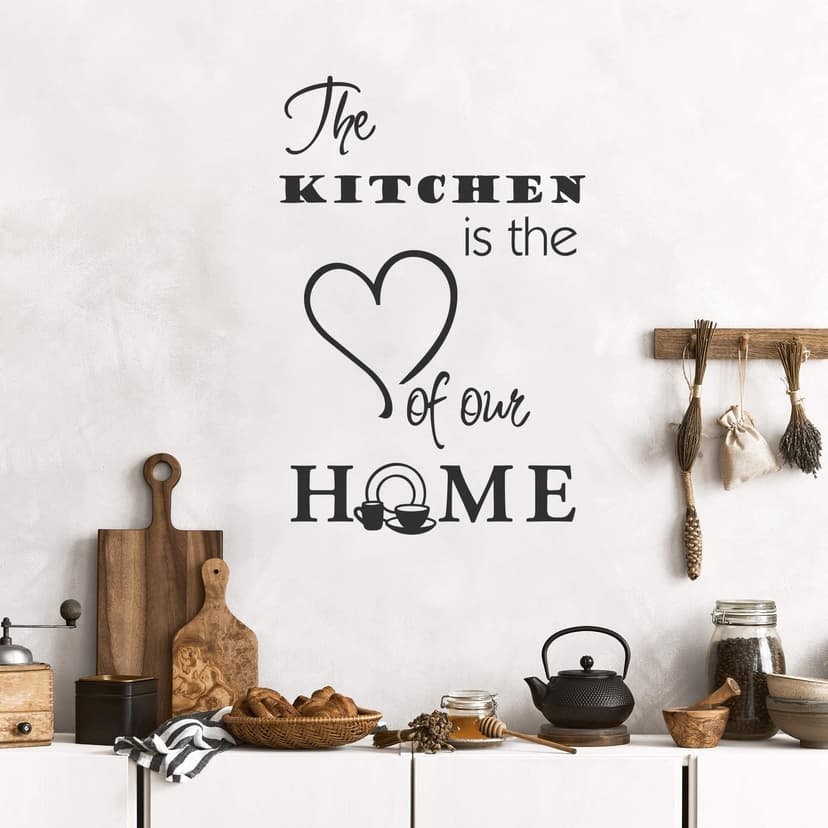 Adesivo murale - The kitchen is...