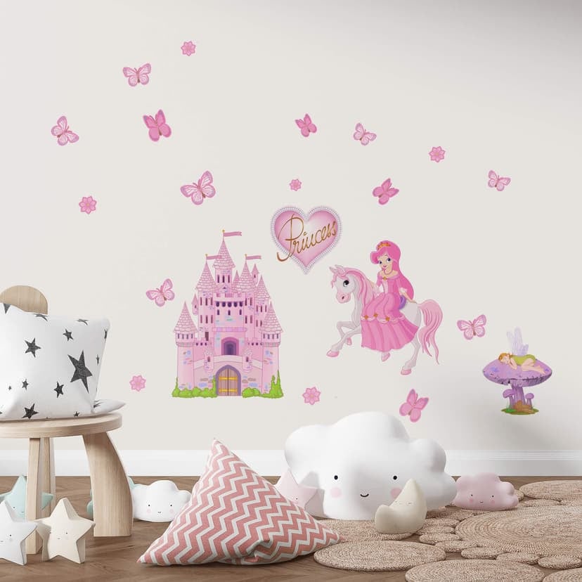 Adesivo murale - Composizione "principessa"