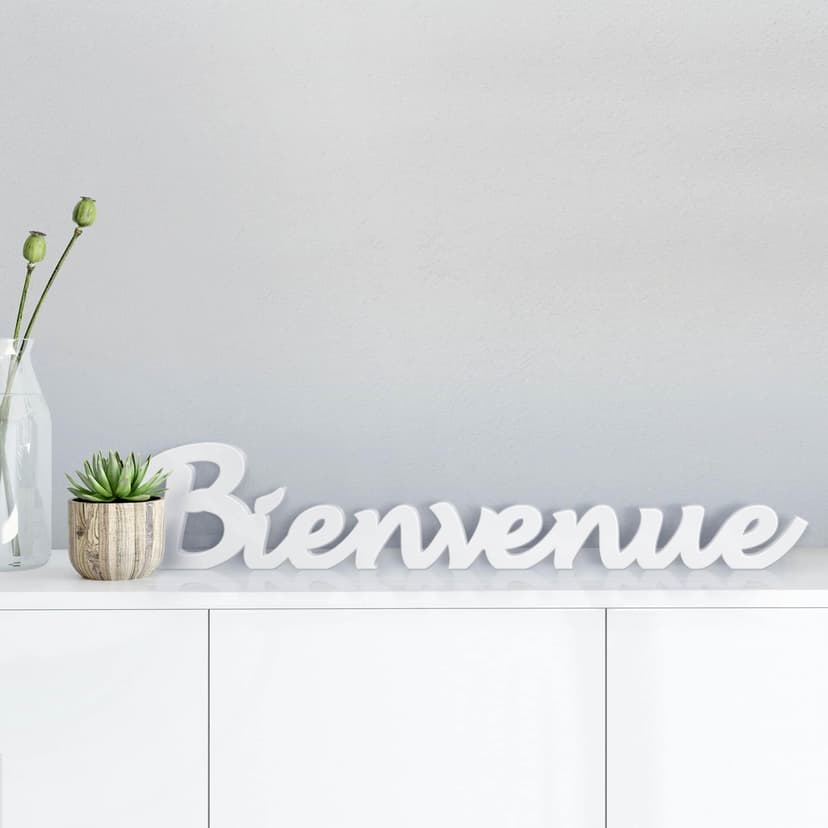 Scritta 3D - Bienvenue