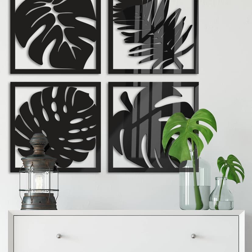 Decorazione in acrilico - Set di foglie