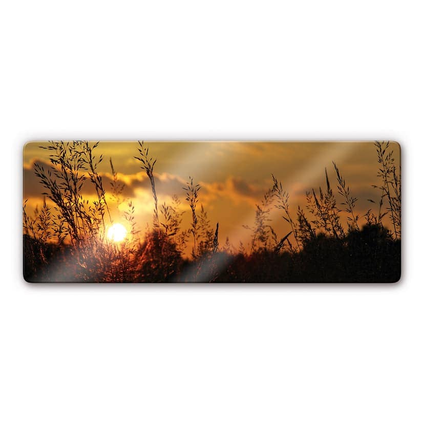 Stampa su vetro - Tramonto - panoramica