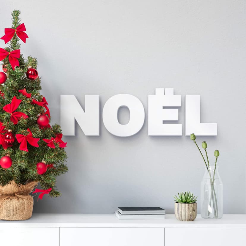Scritta 3D - Noel