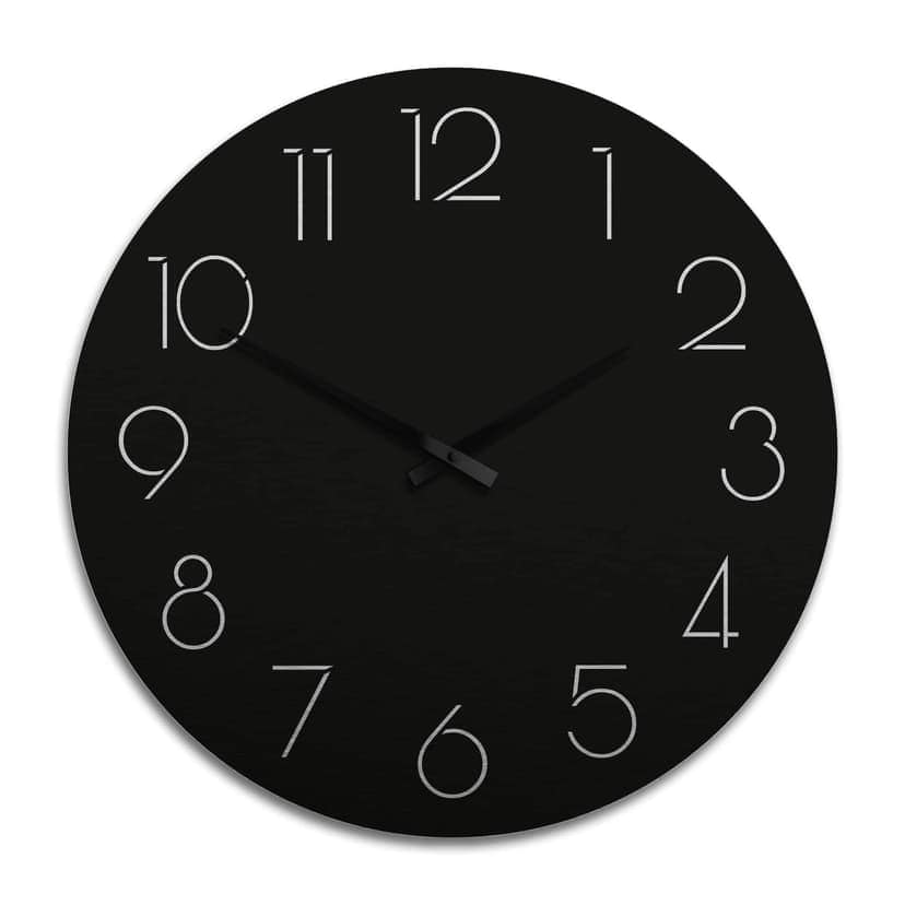 Orologio da parete XXL Alu Dibond Ø 70 cm