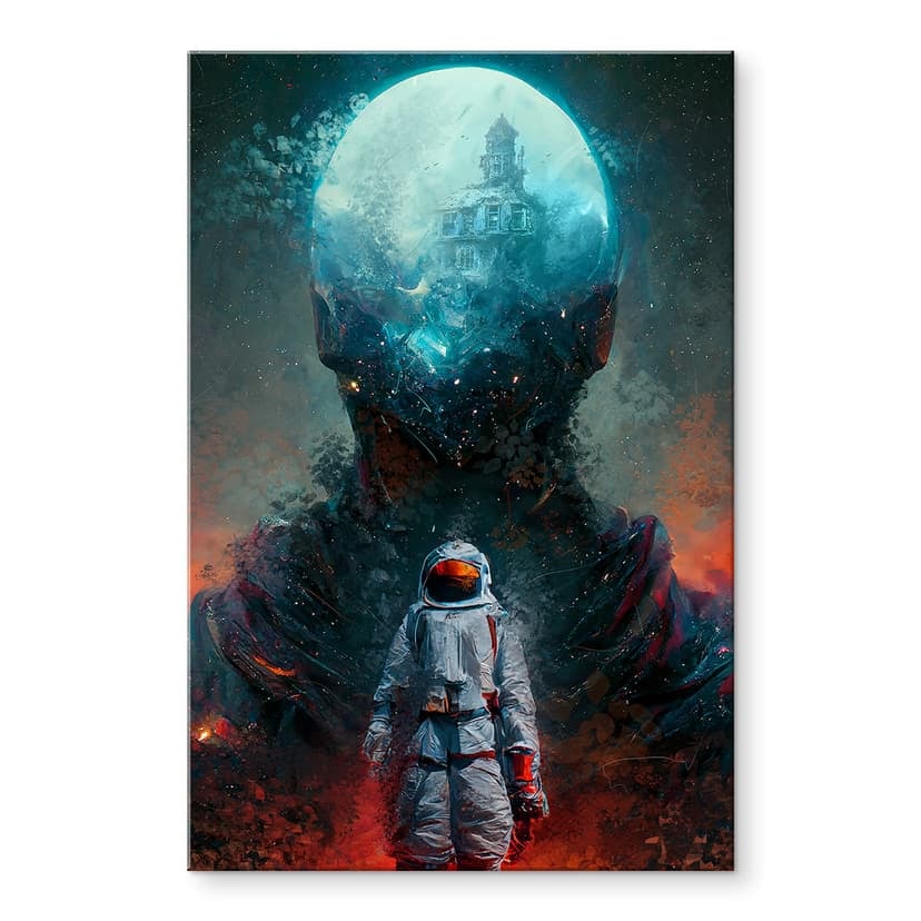 Stampa su vetro acrilico Heine - Astronauta in viaggio - Astro Cruise