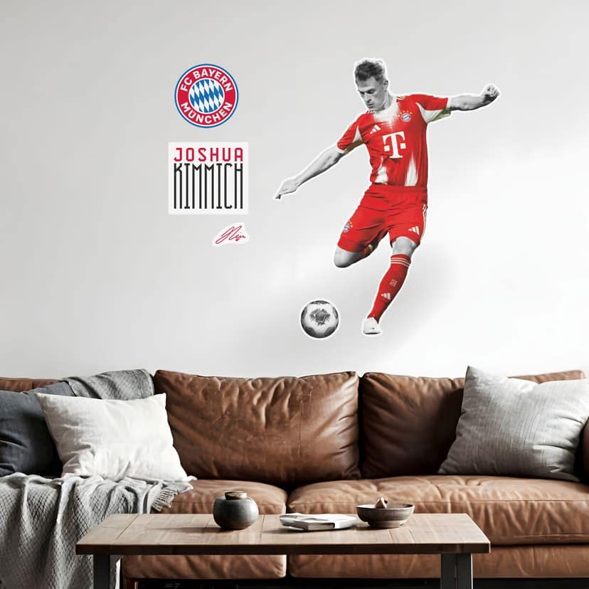 Adesivo murale del giocatore del FC Bayern Joshua Kimmich 2025/26