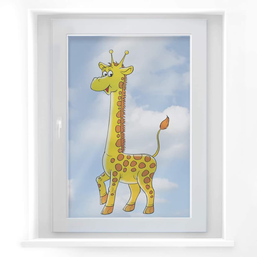 Adesivo per finestra - Giraffa 1