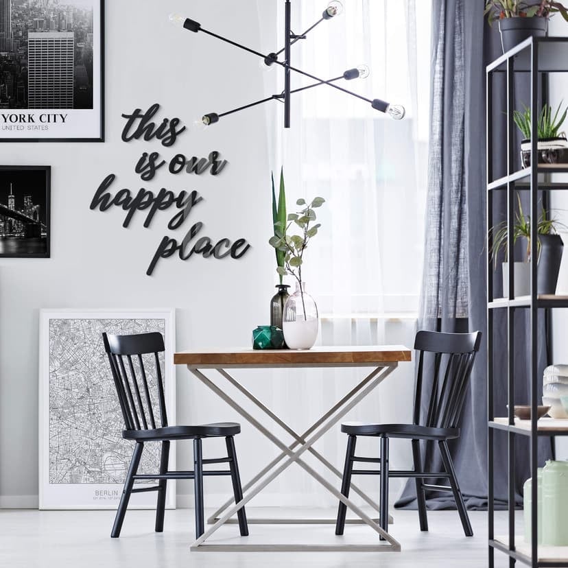 Scritta in acrilico – This is our happy place
