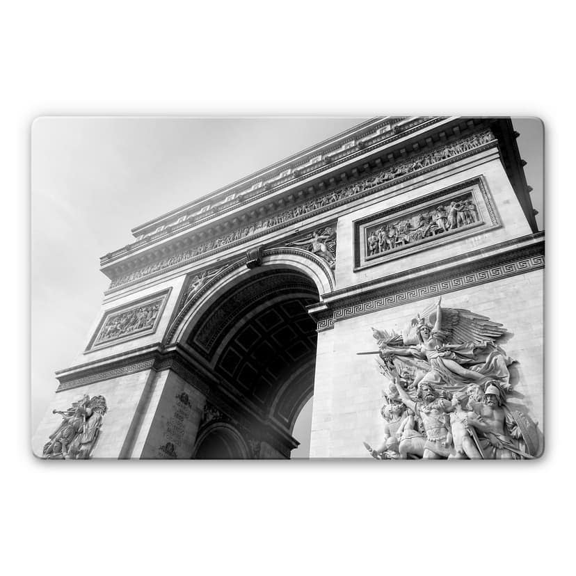 Glasbild Arc de Triomphe