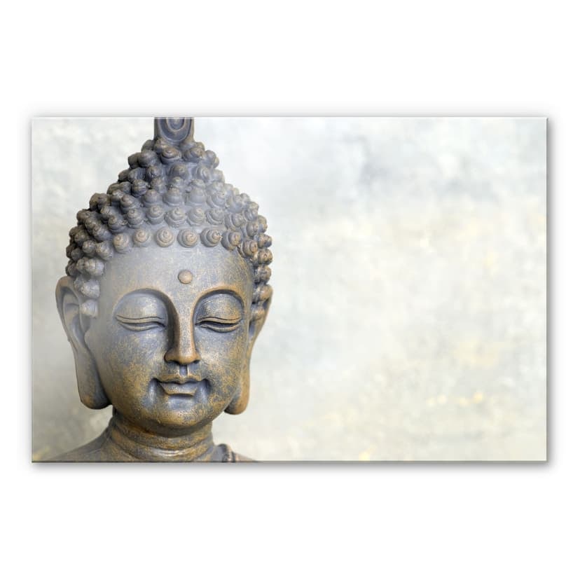 Stampa su vetro acrilico Il volto di Buddha