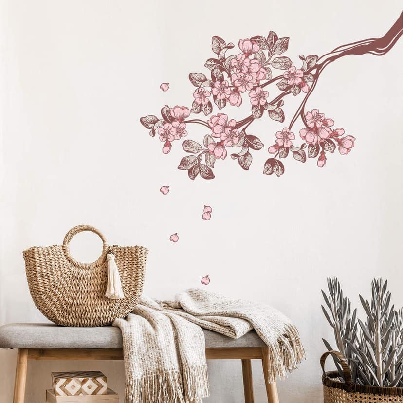 Fiori di ciliegio in stile vintage