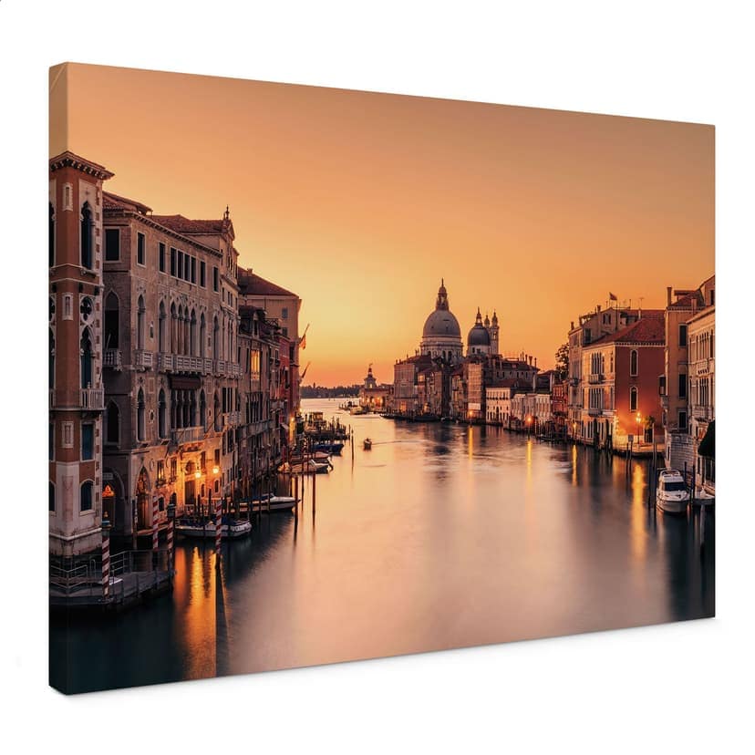 Stampa su tela Tramonto a Venezia - Zhang