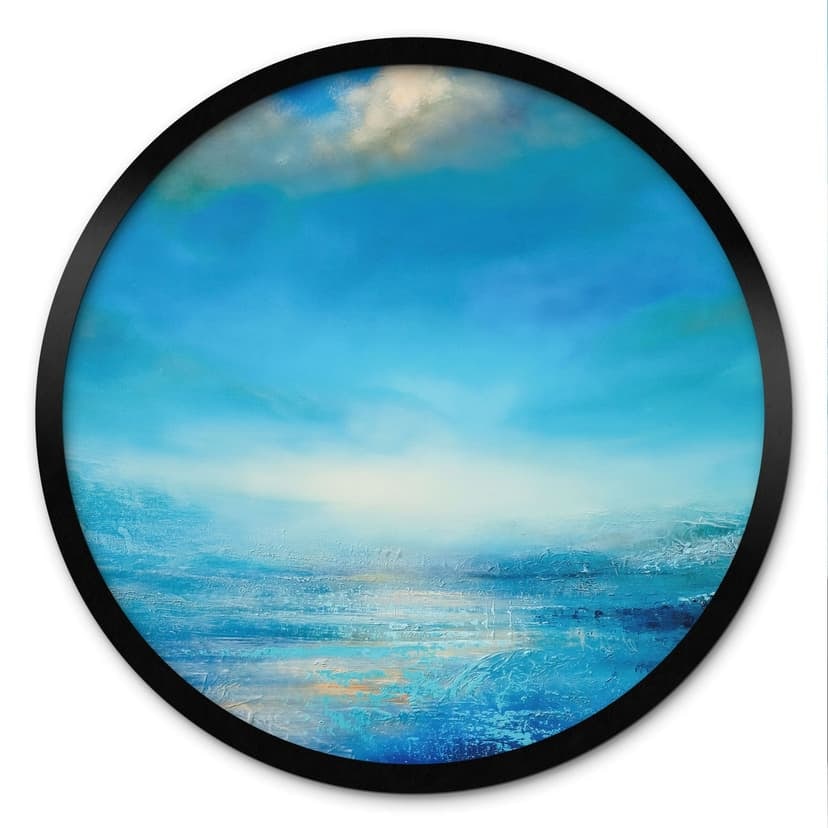 Poster Distesa infinita in blu - Schmucker - Rotondo