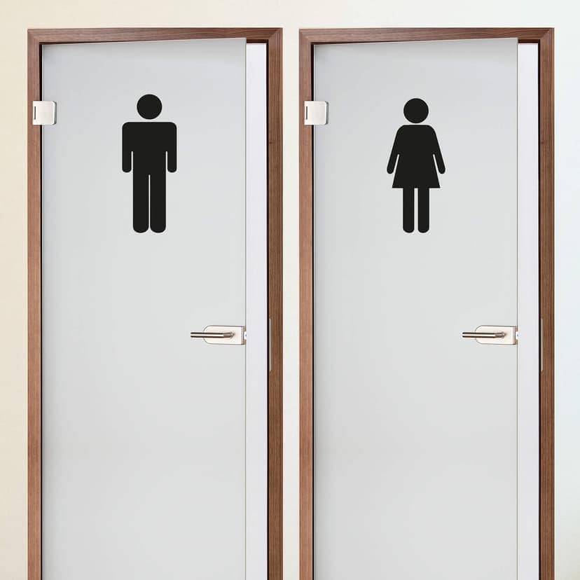 Sagome uomo/donna per i servizi igienici 3