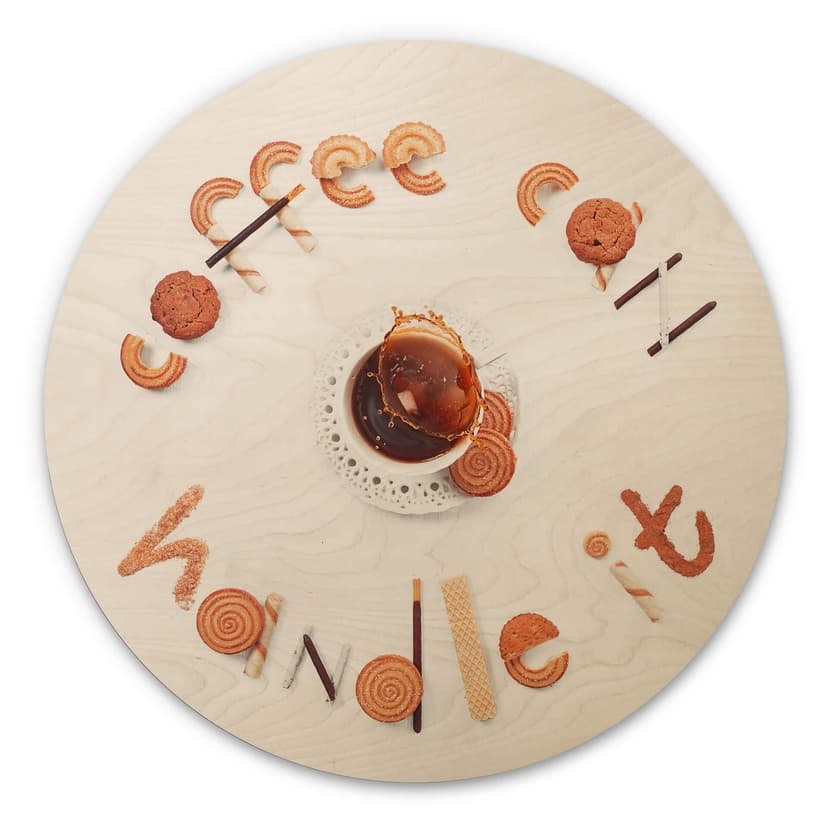 Stampa su legno Belenko - Coffee can handle it