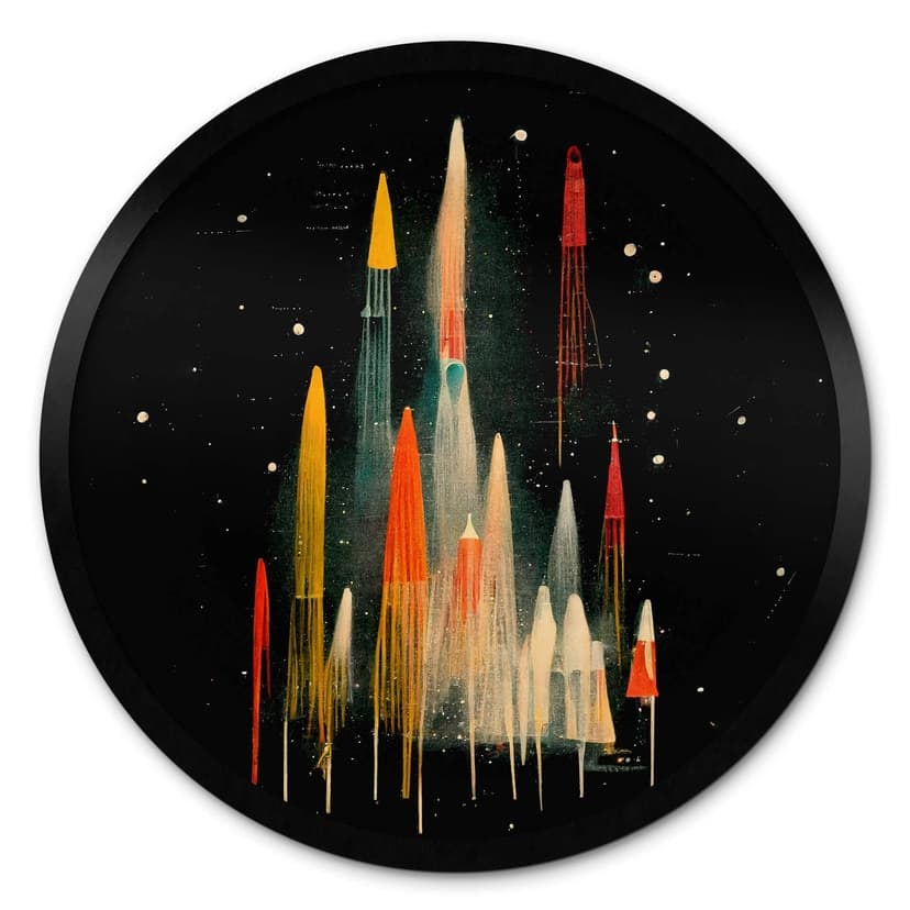 Poster Treechild - Let's all go to Space
