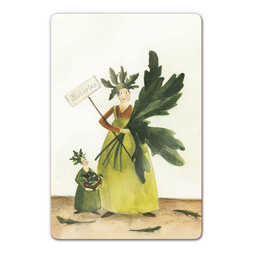 Stampa su vetro Leffler – Donna Rucola