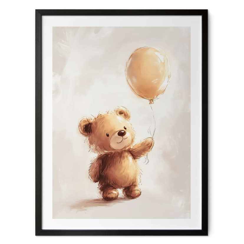 Poster Orsetto con palloncino - Magnusson