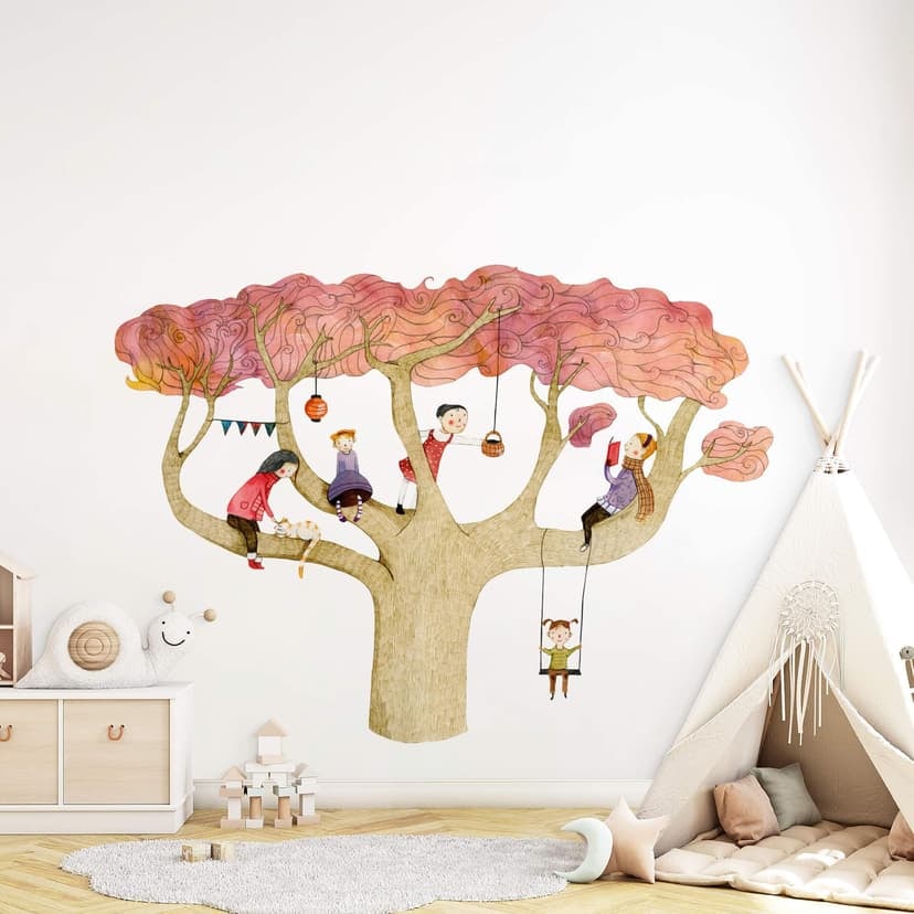 Adesivo murale - J. Loske - albero d'autunno