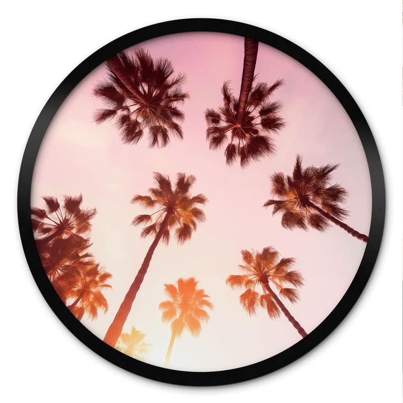 Poster California Dreaming con vista sulle palme - Hugonnard - Rotondo
