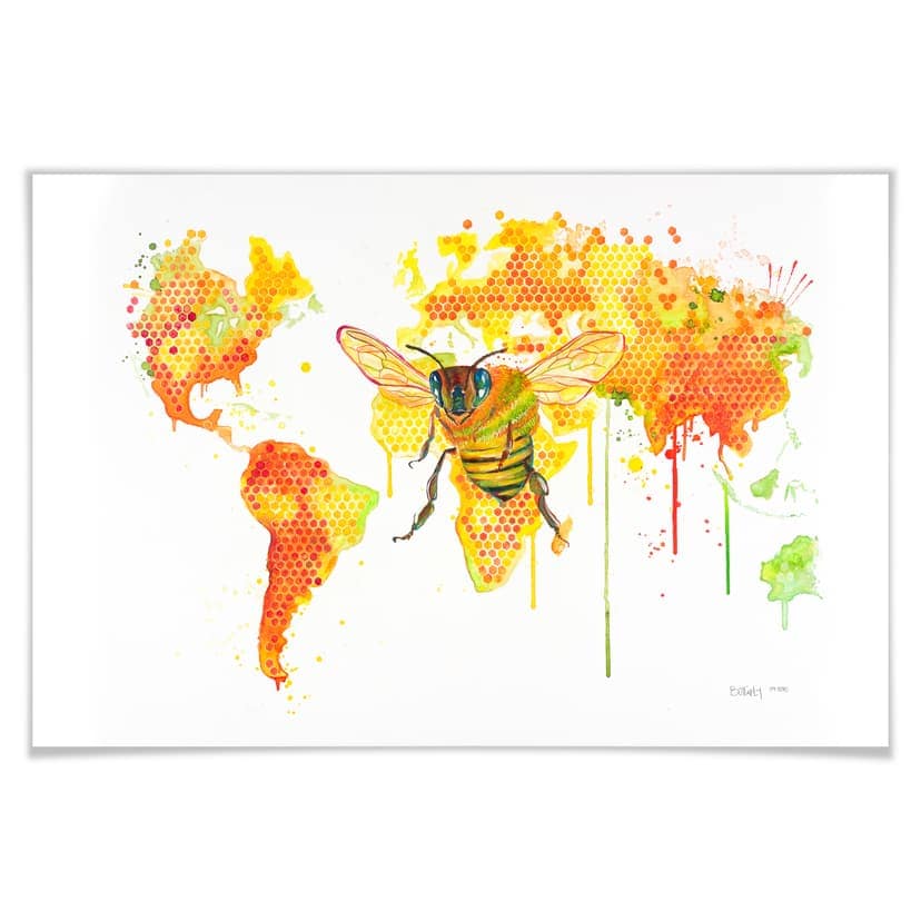 Poster Buttafly - Il mondo delle api