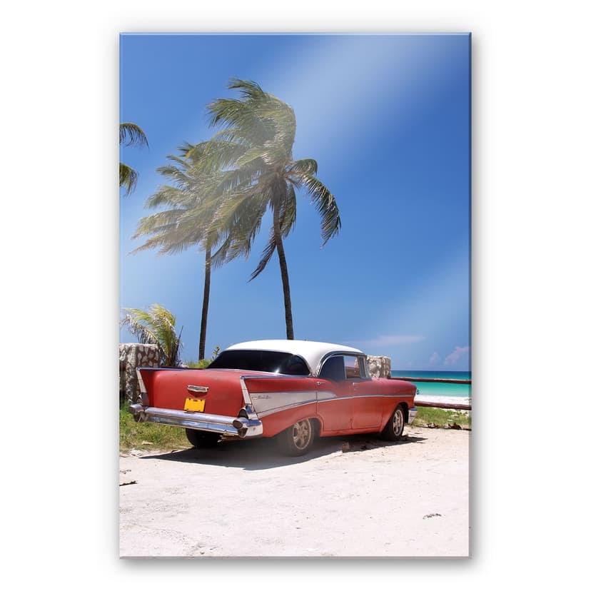 Stampa su vetro acrilico Auto d'epoca a Cuba
