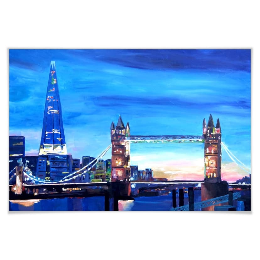 Poster Bleichner - Londra, il Tower Bridge e lo Shard