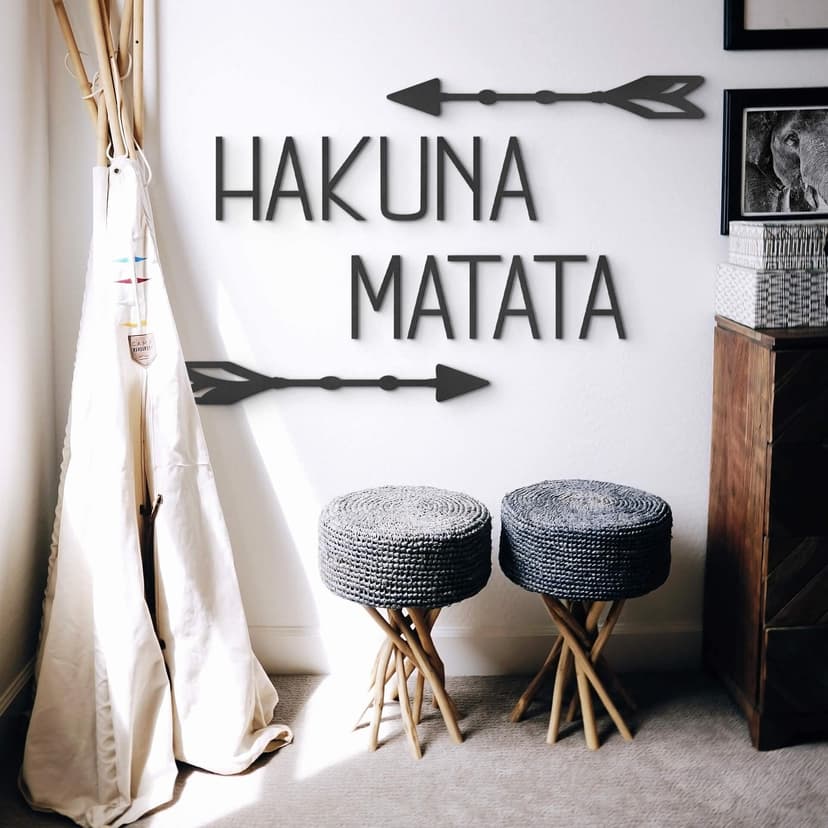 Scritta MDF - Hakuna Matata