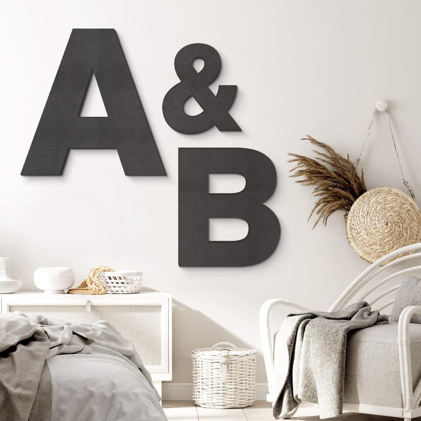 Lettere in MDF – Swiss da 10 cm a 80 cm