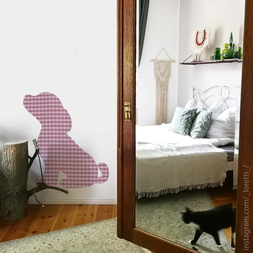 Cucciolo di cane 02 (sagoma con motivi)