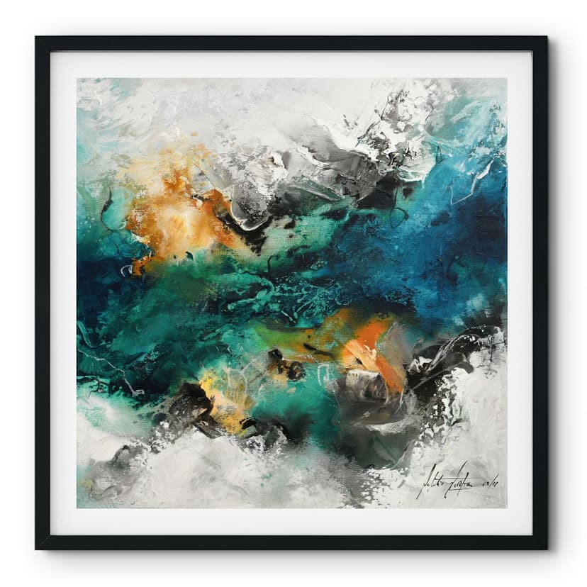 Poster colore nebbia astratto - Fedrau