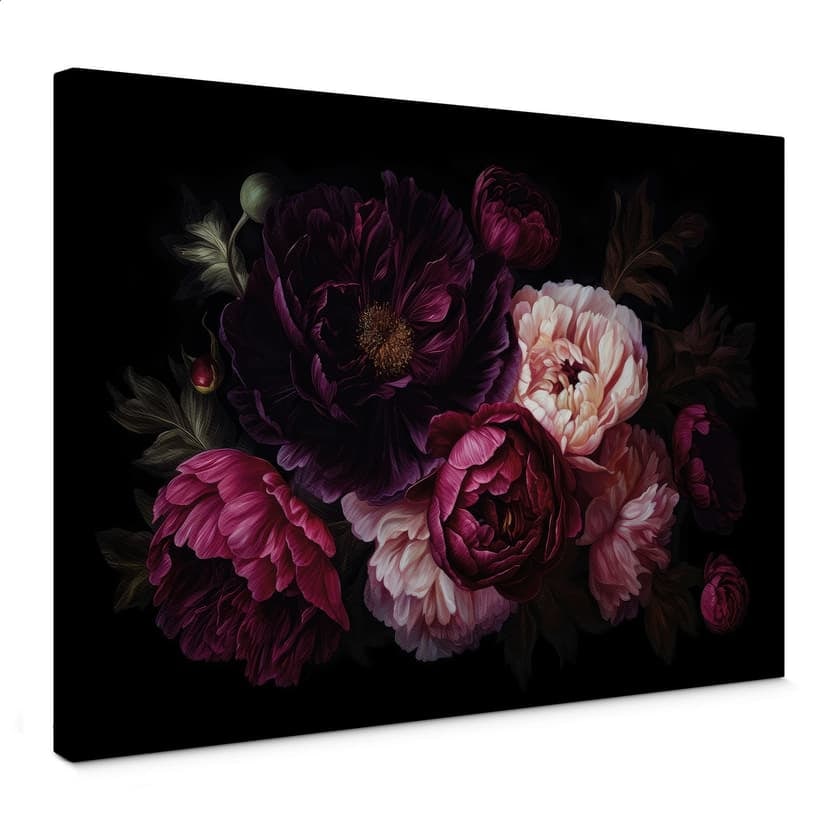 Stampa su tela Bouquet di fiori con peonie - UN Designs