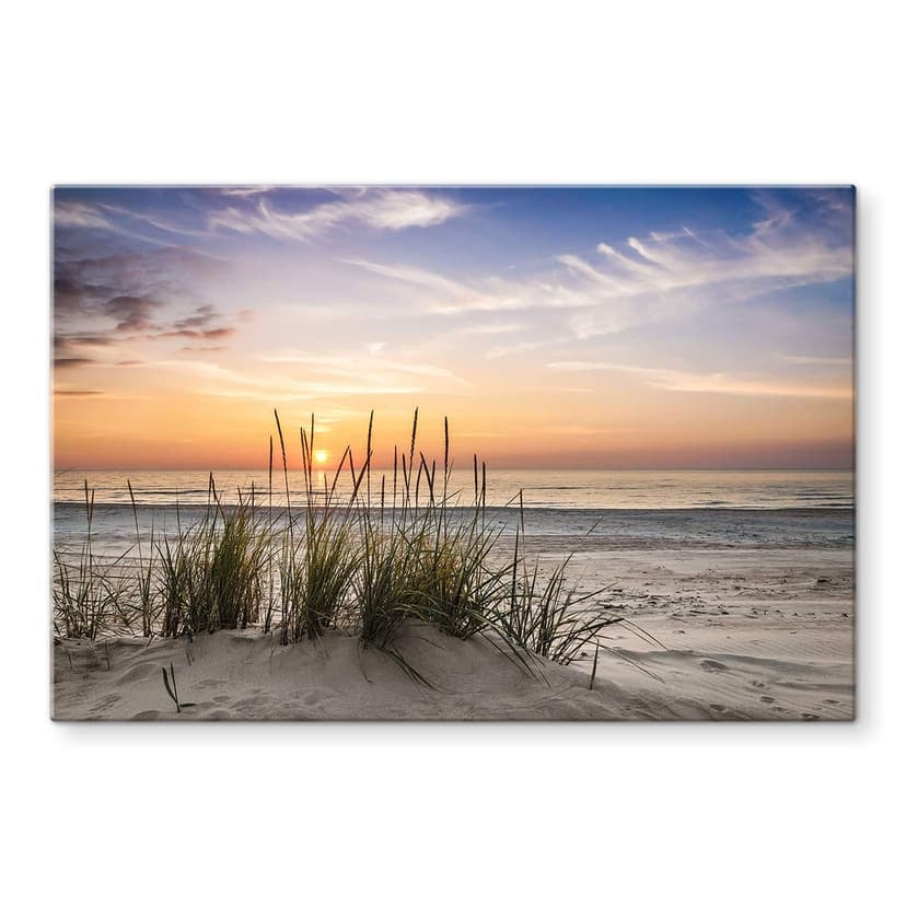 Stampa su vetro Dune al tramonto