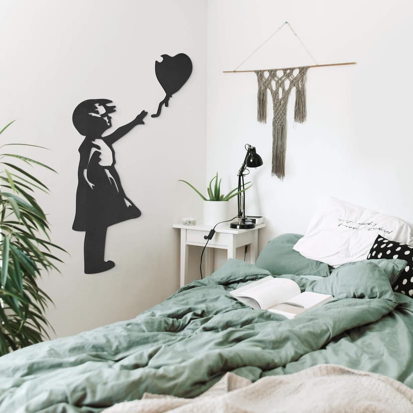 Decoro MDF Banksy - Girl with the red ballon