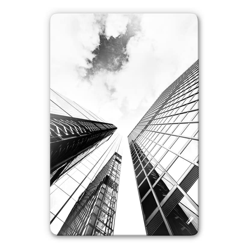 Glasbild Skyscraper