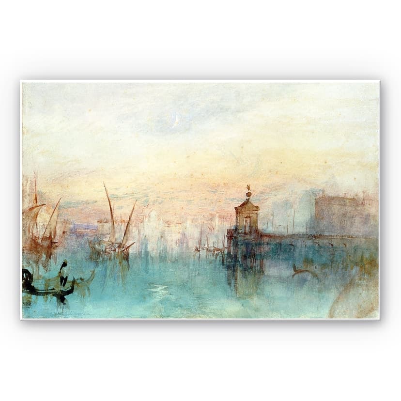 Stampa su Forex Turner - Venezia con la prima falce di Luna