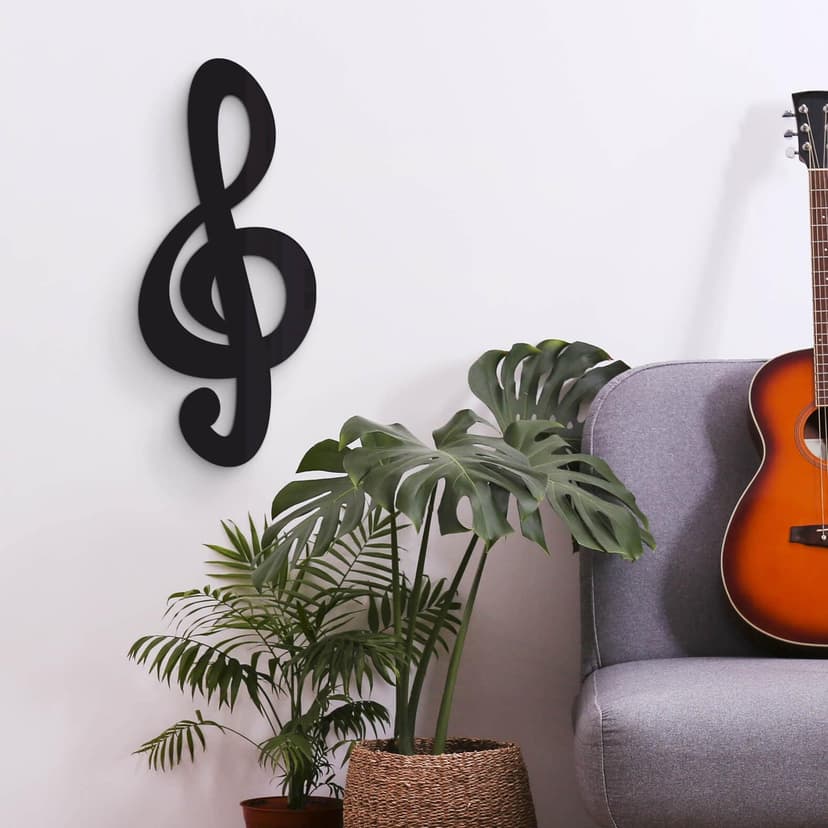 Decoro in acrilico - Chiave di violino