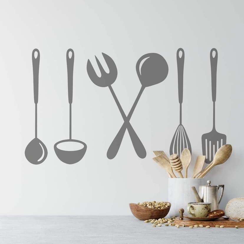 Adesivo murale - Attrezzi da cucina