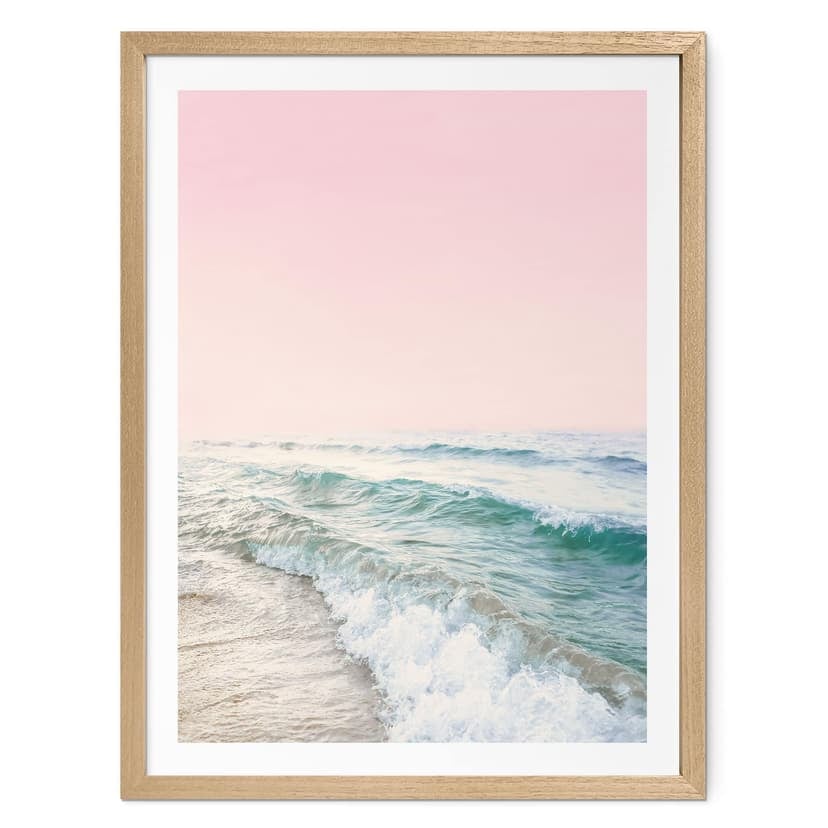 Poster Cielo rosa sul mare - Sisi & Seb