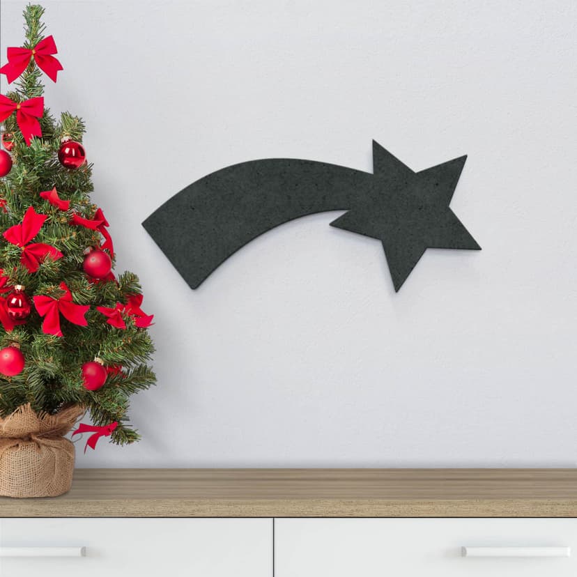 Decoro in MDF - Stella cometa