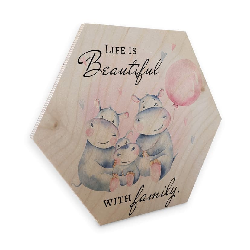 Esagoni in legno Kvilis - Famiglia