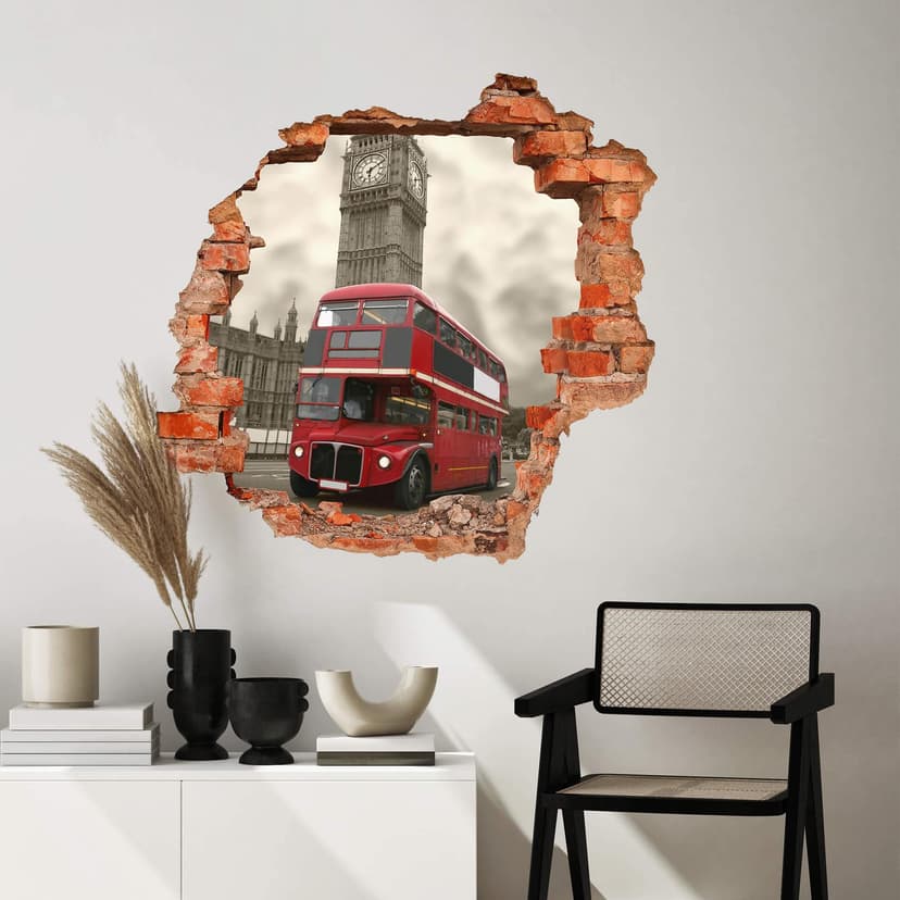 Adesivo 3D - Visitare Londra