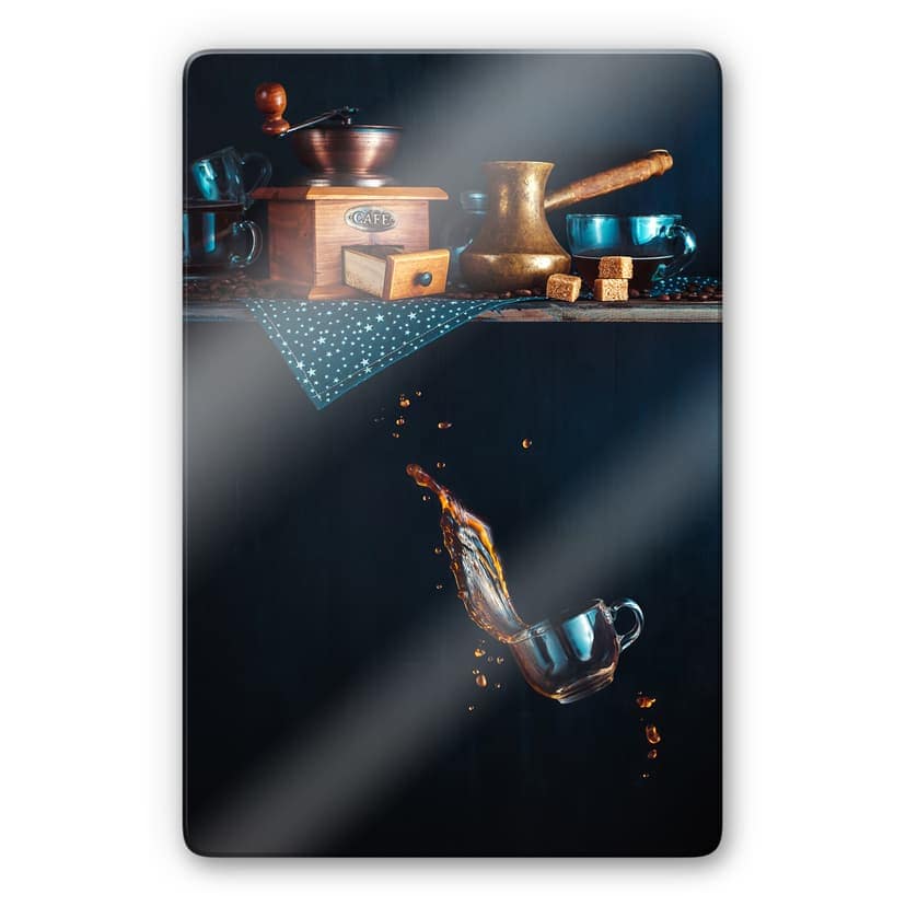 Glasbild Belenko - Coffee from the top